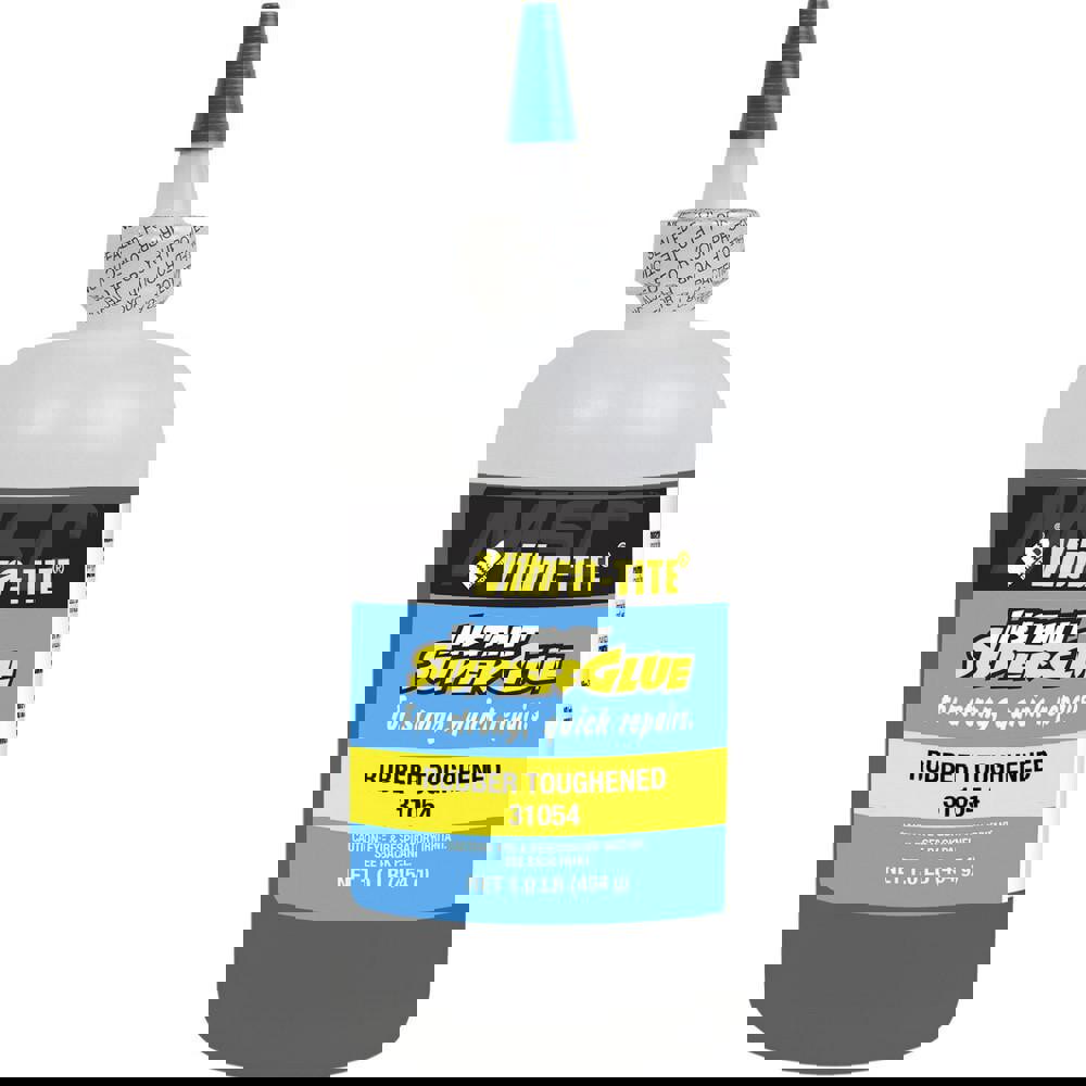 Instant Adhesive Glue: 1 lb Bottle, Black